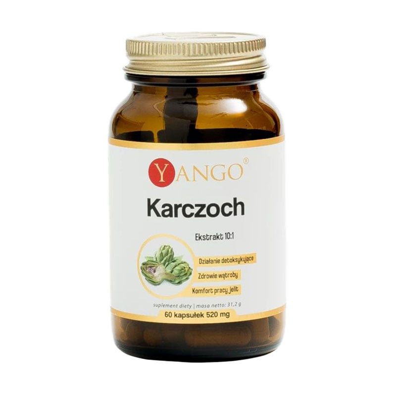 Артішок Yango Artichoke, 520 мг, 60 капсул
